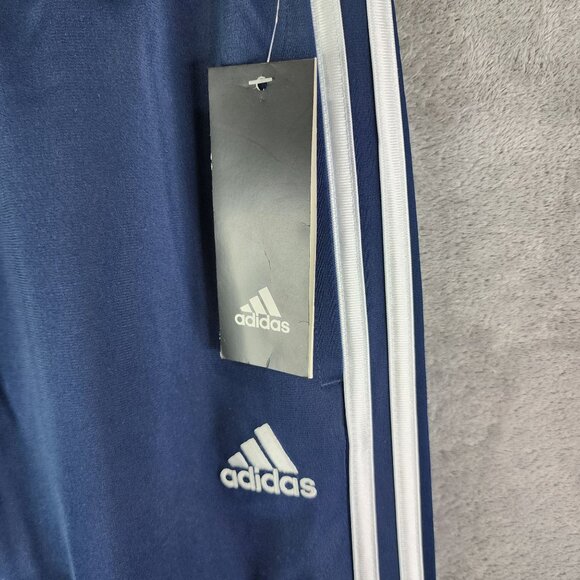 Boys Navy Blue Adidas Regular Fit Track Pants Size L (14/16) - Picture 5 of 15